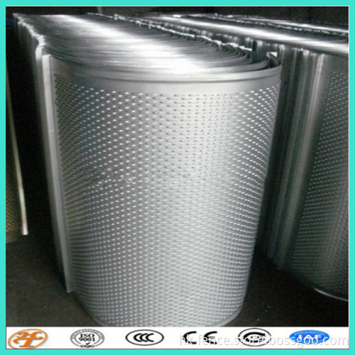 stainless steel round hole perforated metal for sugar grinder